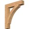 Ekena Millwork Thorton Block Smooth Bracket, Western Red Cedar, 5 1/2"W x 32"D x 36"H BKT06X32X36THR05SWR - alternate 1